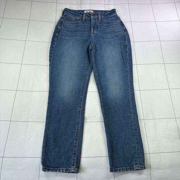 Madewell Jeans Womens 26 Petite Blue Curvy Perfect Vintage Decatur Wash Stretch - Picture 2 of 13